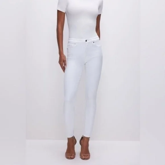 Good American Good Legs Ultimate Skinny Sculpting jeans 15 new white - Picture 1 of 11